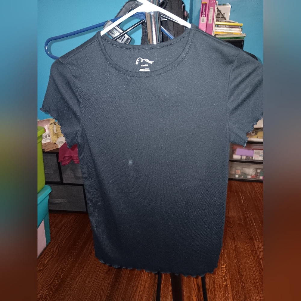 Art Class Girls XL 14/16 Black Top Pre-owned